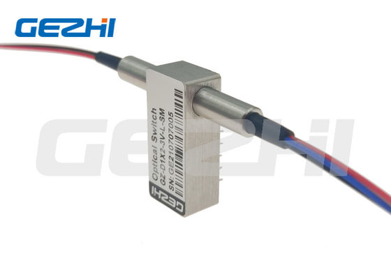 Mechaniczne przełączniki optyczne D1x2 1650nm LC UPC Podwójny przełącznik przekaźnikowy